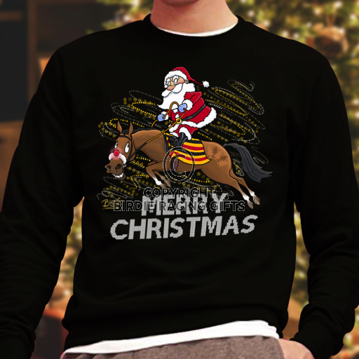 The Birdie 2024 Horse Racing Christmas Jumper