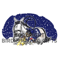 Snow Lantern Horse Racing Gifts By Birdie