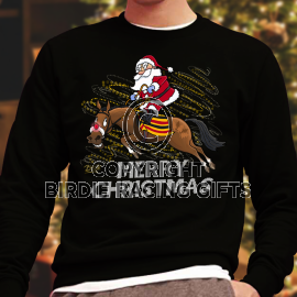The Birdie 2024 Horse Racing Christmas Jumper