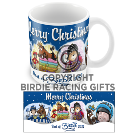 Birdie Christmas Mug 2022 Flat Racing