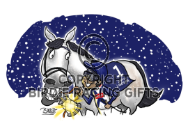 Snow Lantern Horse Racing Gifts By Birdie