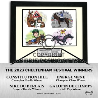 The Cheltenham Festival 2023 Major Race Winners Ltd Edition Print 